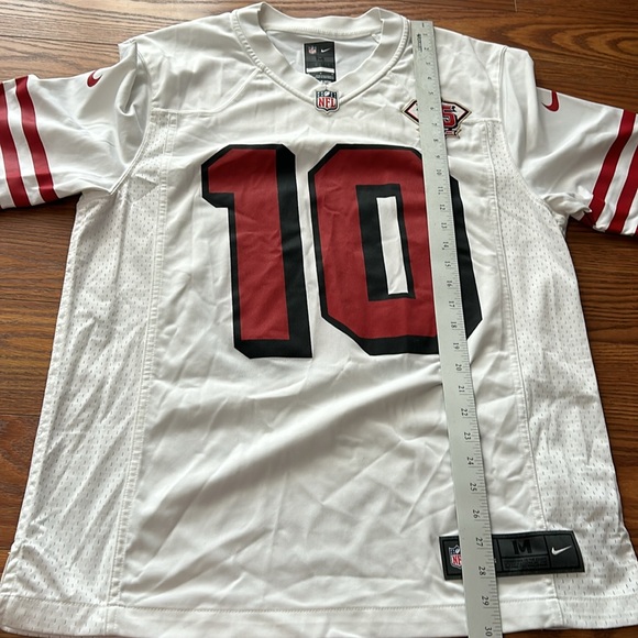 Nike Garoppolo White San Francisco 49ers 75th Anniversary Limited Jersey Mens‎ M - Picture 7 of 8